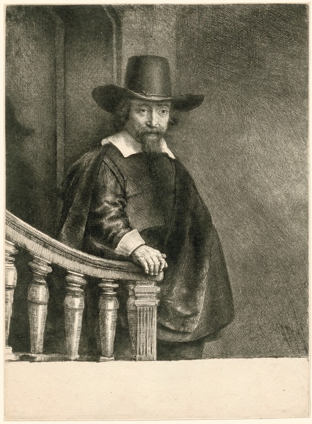 De Joodse arts Ephraim Bonus, 1647 Rembrandt Harmenszoon van Rijn.